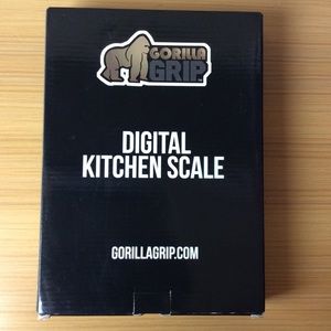 Gorilla Grip Digital Kitchen Scale Measures up to 22lbs